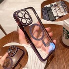 Coque de protection pour iPhone 14 13 Pro Max/14 +/13/12/11 Mag Safe Bling Lens