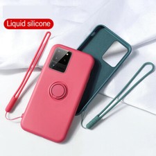 Ultra-thin Silicone Magnetic Holder Phone Case For Samsung Stand Ring Bracket