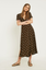 Verde de funda Vestido con The Faithfull caqui Leila Brand lunares Uqq8pPcW1