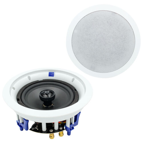 2X Herdio 6.5"TWS Bluetooth Ceiling Speakers 2 Way 640W Flush Mount Stereo Sound - Picture 10 of 12