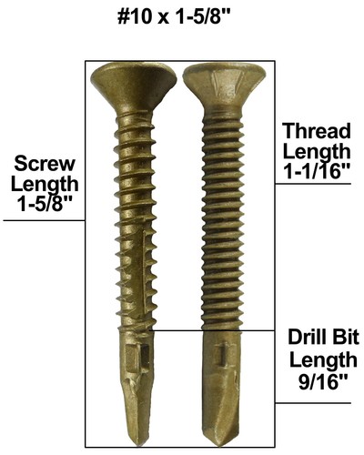 REAMER WOOD TEK SCREWS: Wood to Metal Fastening (Reamer Wings) Torx/Star Drive - Picture 5 of 21