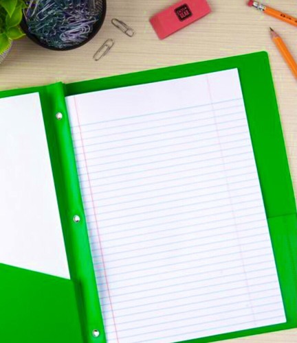 Pen + gear 4pk 2 pocket Durable poly folders,expandable,reinforced,3 Prong - Picture 7 of 12
