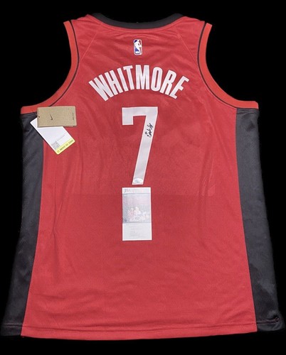 Cam Whitmore Signed Houston Rockets Jersey JSA Coa Autographed