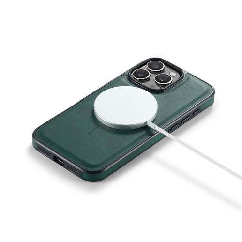 For iPhone 12 13 14 15 16 Pro Max Case Leather Shockproof Magnetic MagSafe Cover - Picture 65 of 74