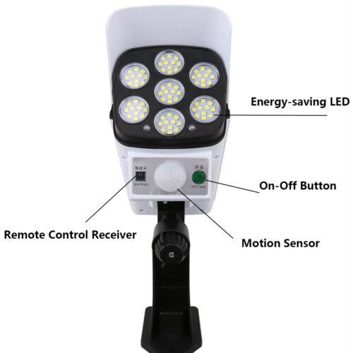 Solar Powered Dummy Surveillance Security Camera CCTV With LED Light For Garden - Picture 14 of 23
