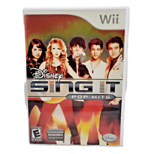 Nintendo Wii Disney Sing It Pop Hits Game Complete Tested Works DISNEY WII