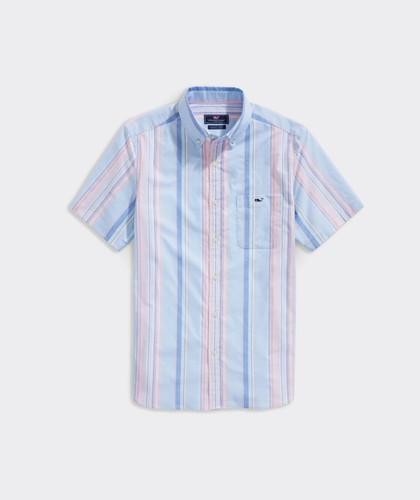 Vineyard Vines Stretch Baumwolle Kurzarm Markise Streifen Shirt Größe: M $ 129 - Bild 2 von 2