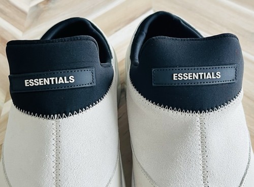 Fear Of God Essentials Laceless Backless Cream & Black Sneaker Mule Shoes Sz 39 - Picture 4 of 12