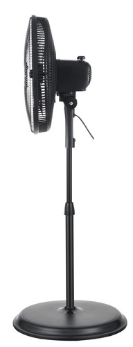 Pelonis 16" 3-Speed Oscillating, Adjustable Pedestal Fan, FS40-19MB, New, Black - Picture 9 of 10