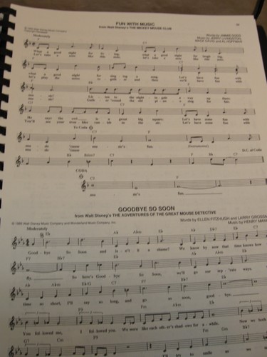 Disney Fake Book - 2nd Edition - Over 240 Songs for Voice, Piano, Guitar - Afbeelding 13 van 16