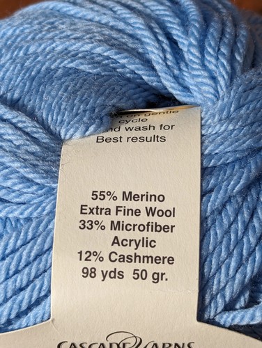 Mix of Cascade Yarns CASH VERO Extrafine Merino Wool Cashmere Unbelievably Soft! - Picture 19 of 71
