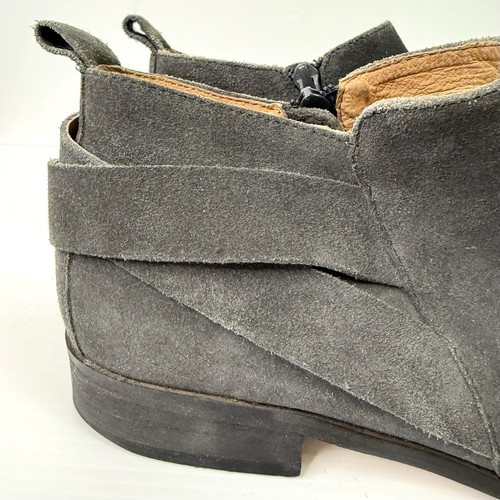 Corso Como Size 41 10 Aus Grey Suede Ankle Boots Italian Designer - Picture 6 of 24
