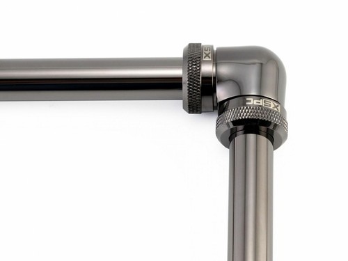 XSPC 14mm Rigid Tubing Elbow Fitting - Matte Black - Zdjęcie 4 z 7