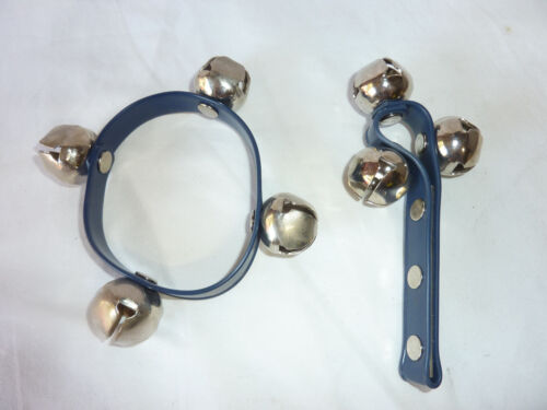 Jingle Bell Strap Christmas Door Decor, 4 Brass plated bells, Plus 3 - Picture 1 of 7