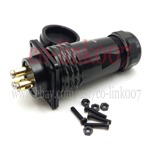 WEIPU SA28 3Pin Panel Mount Electrical Wire Connector,Aviation Plug and Socket - Picture 3 of 8