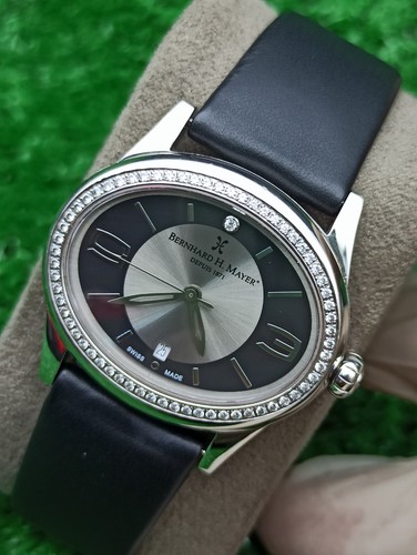 LUXURY BERNARD H. MAYER WATCH ORIGINAL SWISS MADE MEN 1990'S - Picture 12 of 15