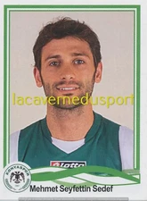 275 MEHMET SEDEF KONYASPOR STICKER PANINI SPORT TOTO SÜPER LIG 2010 2011