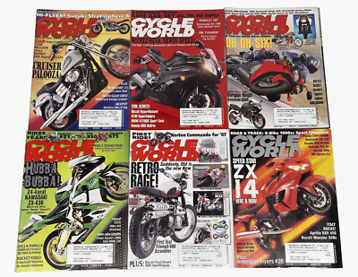 2006 CYCLE WORLD MAGAZINE LOT OF 12 COMPLETE YEAR JAN-DEC