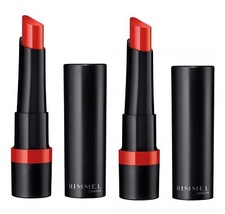  Pack 2 Rimmel London Cosmetics Lasting Finish Extreme Lipstick in 610 LIT 