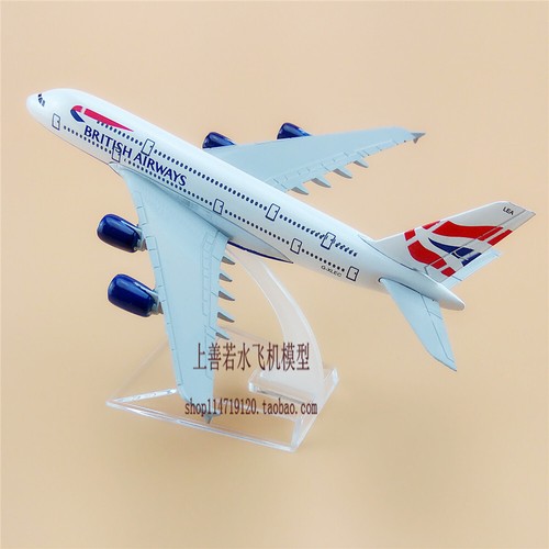 British Airways A380 Simulation Alloy Aircraft Model 16Cm - Picture 3 of 7