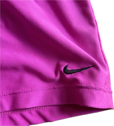 Falda corta Nike vintage Y2K fucsia talla XL 16-18 2000s gris etiqueta calce pliegues secos - Imagen 2 de 8