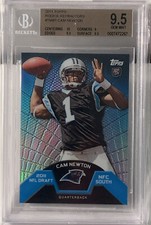 Cam Newton 2011 Topps Rookie Refractors BGS 9.5