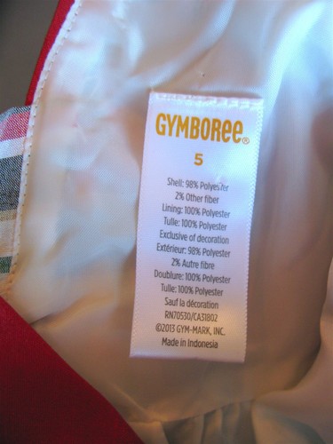 Gymboree Joyful Holiday Plaid Duppioni Dress Red Bow Party Holiday Size 5 EUC - Picture 11 of 11