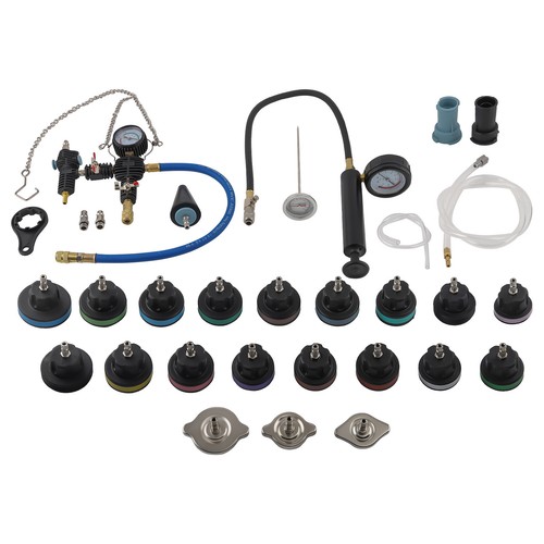 29Pc Radiator Pressure Tester Coolant Purge Refill Vacuum Cooling System Tool - Picture 2 of 12