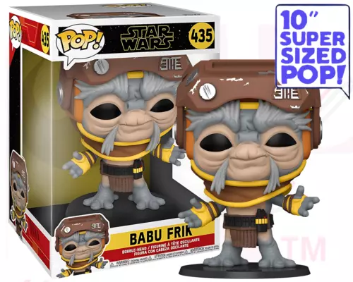 Star Wars Funko POP 435 BABU FRIK The Rise of Skywalker JUMBO SIZED 10" Inches