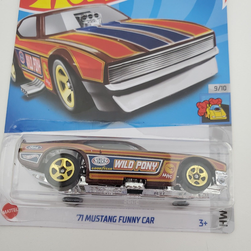 Hot Wheels 71 Mustang Funny Car NHRA Ford Wild Pony HW Drag Strip 245/250 TH - Picture 3 of 17