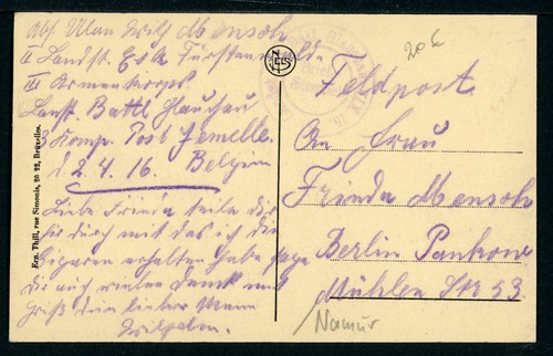Carte Postale - Belgique - Alle sur Semois - Vue des Plantations de Tabac (CP261 - Bild 2 von 2