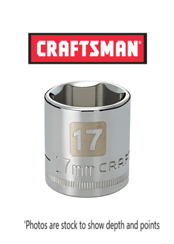 CRAFTSMAN- EZ Read Sockets - New -  1/2 & 3/8" Drive Shallow & Deep Metric/SAE - Picture 29 of 132