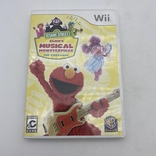 Sesame Street: Elmo's Musical Monsterpiece Game in Case! Nintendo Wii