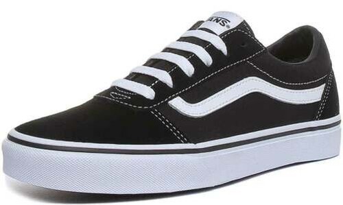 VANS Ward Vous Jeunesse Suede Lace Up Sneakers in Black White Size UK 3 - 6 - Picture 6 of 12