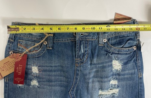 Minigonna Ametista Donna Junior Denim Distressed Tg 7 Cotone Lavaggio Medio NUOVA - Foto 8 di 13