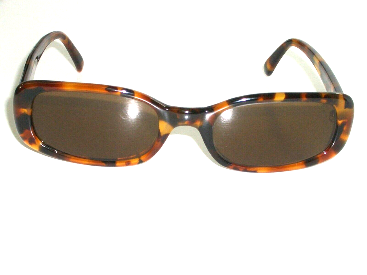 VUARNET Px FRANCE REF. 602 SLEEK BROWN CRYSTAL TORT RECTANGULAR