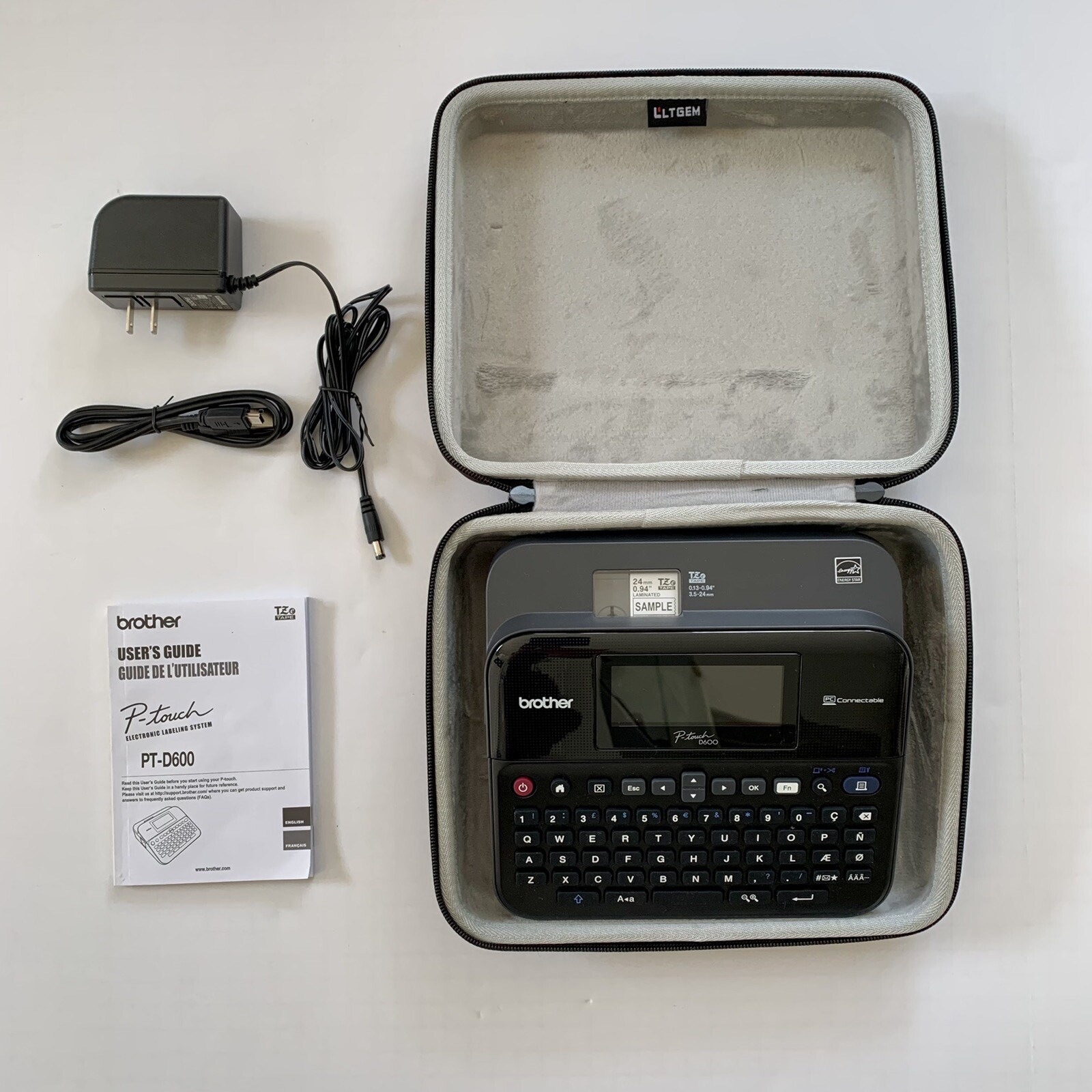 Brother Printer PTD600 PC Connectible Label Maker Black for sale online
