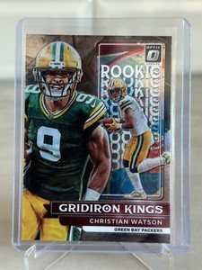 2022 Donruss Optic Gridiron Kings Christian Watson #RGK-20