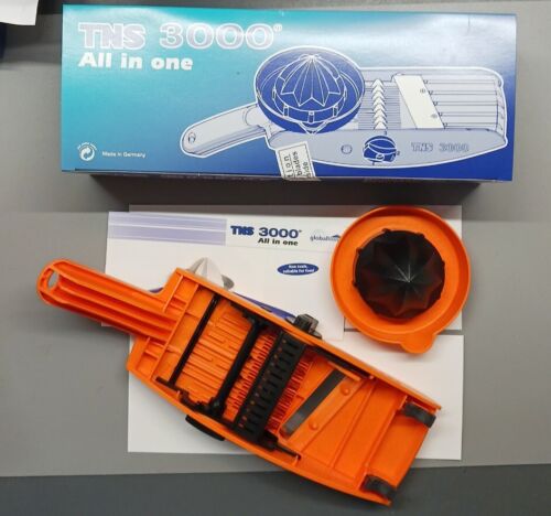 TNS 3000 All-in-One Mandolin Fruit /Vegetable Slicer. Made in Germany. Orange - Picture 2 of 4