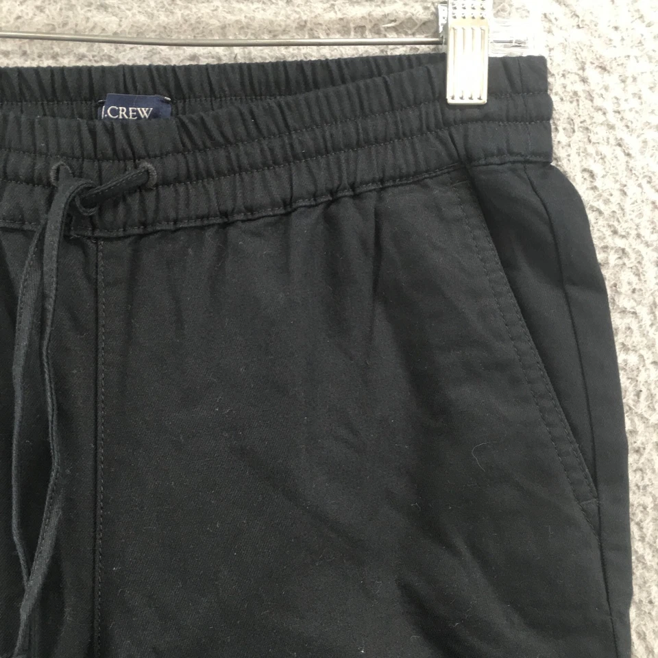 Pantalones de chándal JCrew para mujer 00 (real 27X25,5) negros elásticos cintura tirar informales Foto 3 de 4