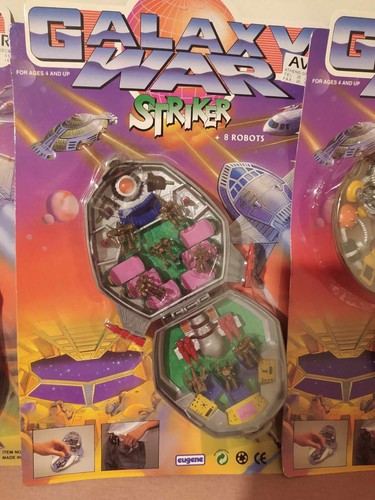 3x Vintage 90er Galaxy War Striker Raumschiff Space Robots Eugene Hinstar Mighty Max - Bild 4 von 7