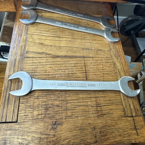 1pc Vintage Williams 1094 Thin Open End Wrench 3/4” 7/8” Superrench FREE SHIP - Picture 1 of 15