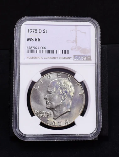 1978-D Eisenhower Dollar - NGC MS66 (#53371-L)