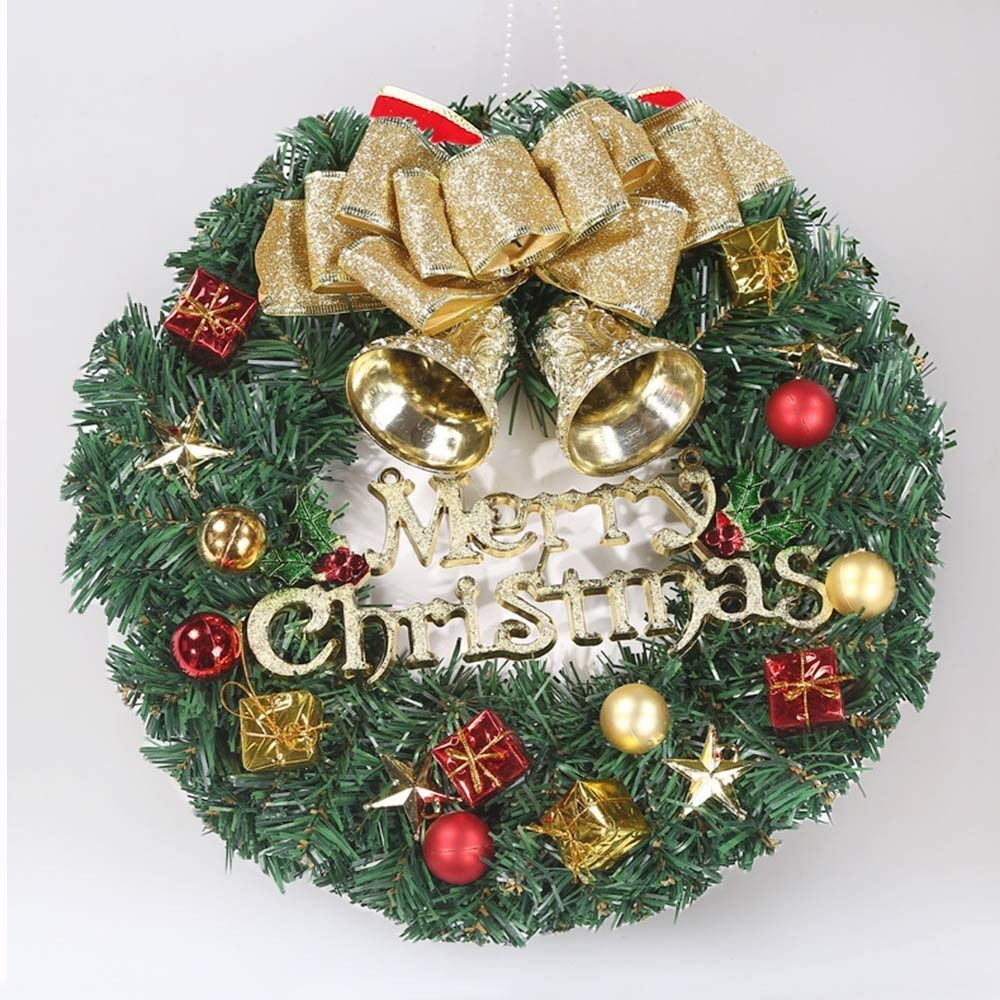 Pine Leaf Window Wall Door Decorations Elk Christmas Decoration Home Office - Picture 11 of 22