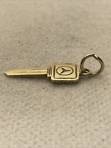 NIEDLICH Massiv 14K Gelbgold SCHLÜSSEL Charm Anhänger (26 mm x 8,5 mm) 1gr. - Bild 4 von 15