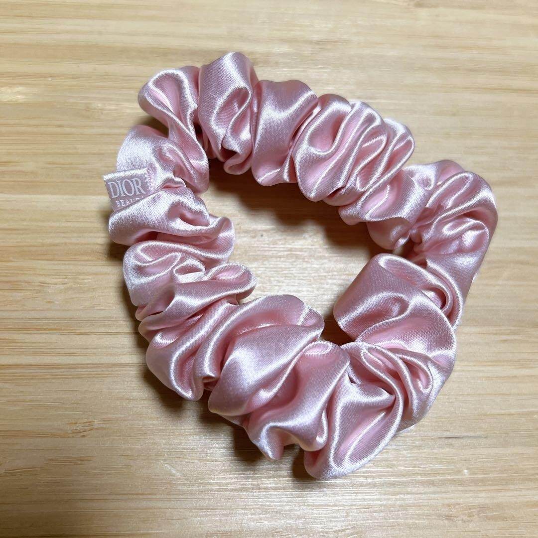 Women\'s Pink Satin Christian Dior Knotted Headband Auth Dior Pink Oblique Silk Headband - Vintage | eBay main image 4