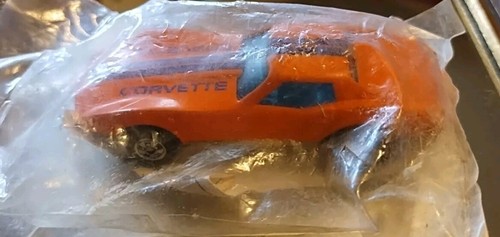 Hot Wheels 1975 Corvette Stingray Blackwalls Cereal Promo Orange Baggie Rare HTF - Picture 2 of 4