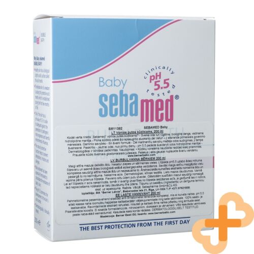 SEBAMED BABY SCHAUMBAD Kinder Badeschaum mit Kamille zarte Haut 200 ml - Picture 6 of 24