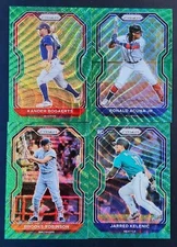 2021 Panini Prizm Baseball WAVE GREEN PRIZMS with Rookies You Pick the Card