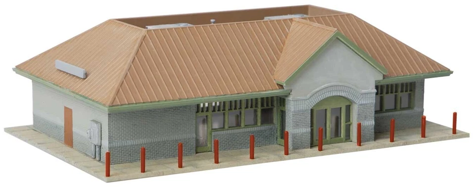 Walthers N Scale ~ New 2025 ~ Modern Suburban Train Station ~ Kit ~ 933-3887 - Image 3 of 4